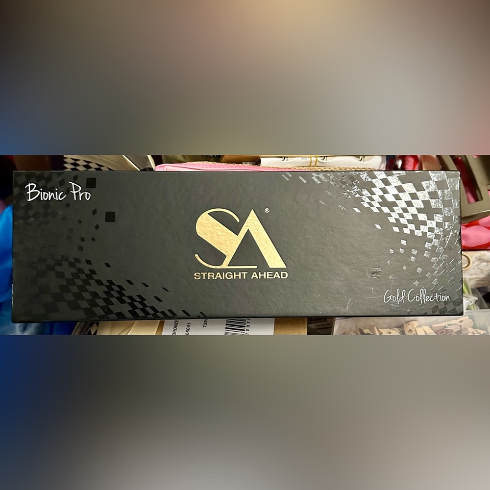 Straight Ahead (SA) Bionic Pro Gold Collection Hair Straightener NEW - Picture 2 of 5